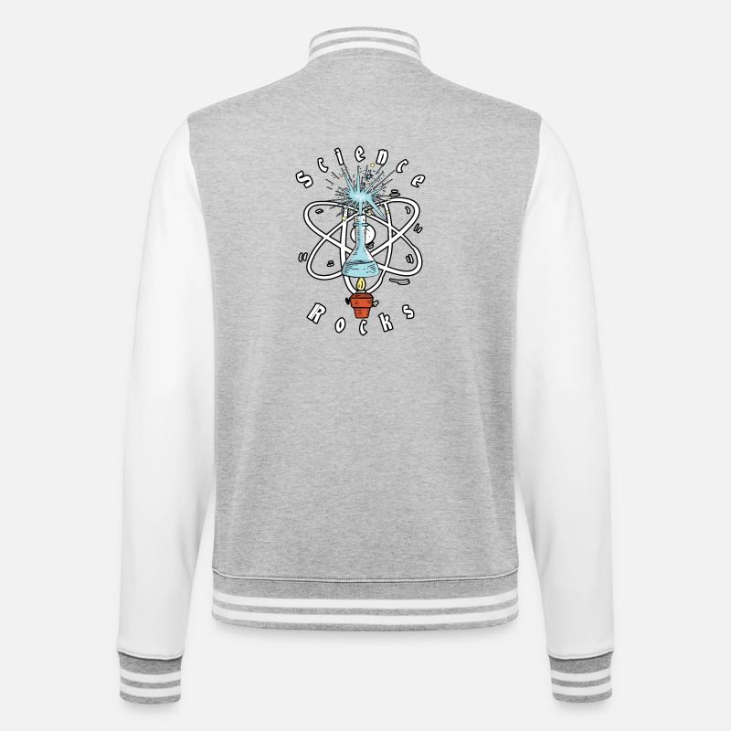 Science Physics rocks - College Sweat Jacket - heather grey/white