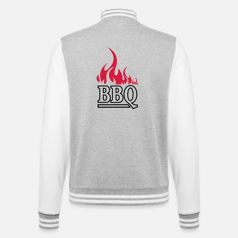 panier - Veste Teddy - gris chiné / blanc