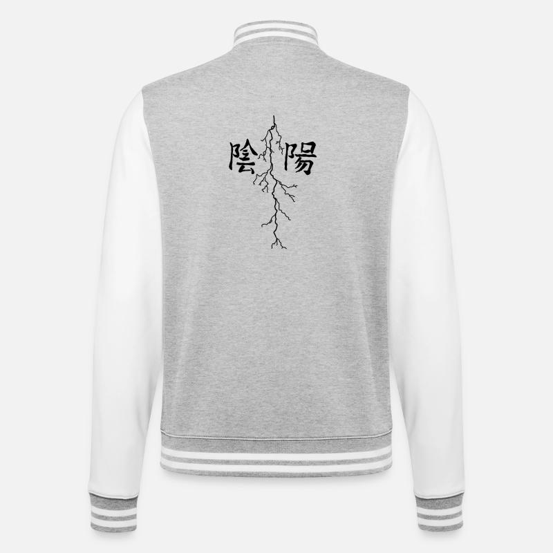 Conception de l’éclairage - Veste Teddy - gris chiné / blanc