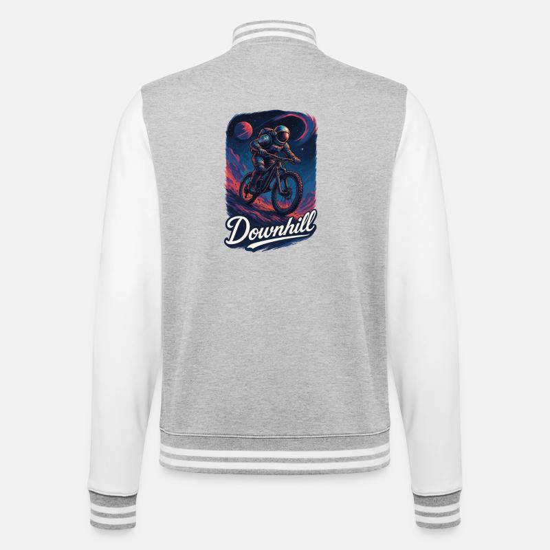 VTT VTT Descente Astronaute Cadeau - Veste Teddy - gris chiné / blanc