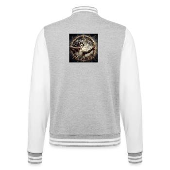 SAGITTAIRE \ Signes du zodiaque - Veste Teddy - gris chiné / blanc - Dos - Marisol (170cm)