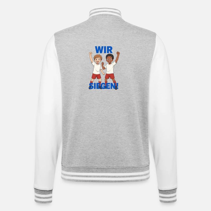 Gemeinschaftsgeist Kinder Design - Veste Teddy - gris chiné / blanc