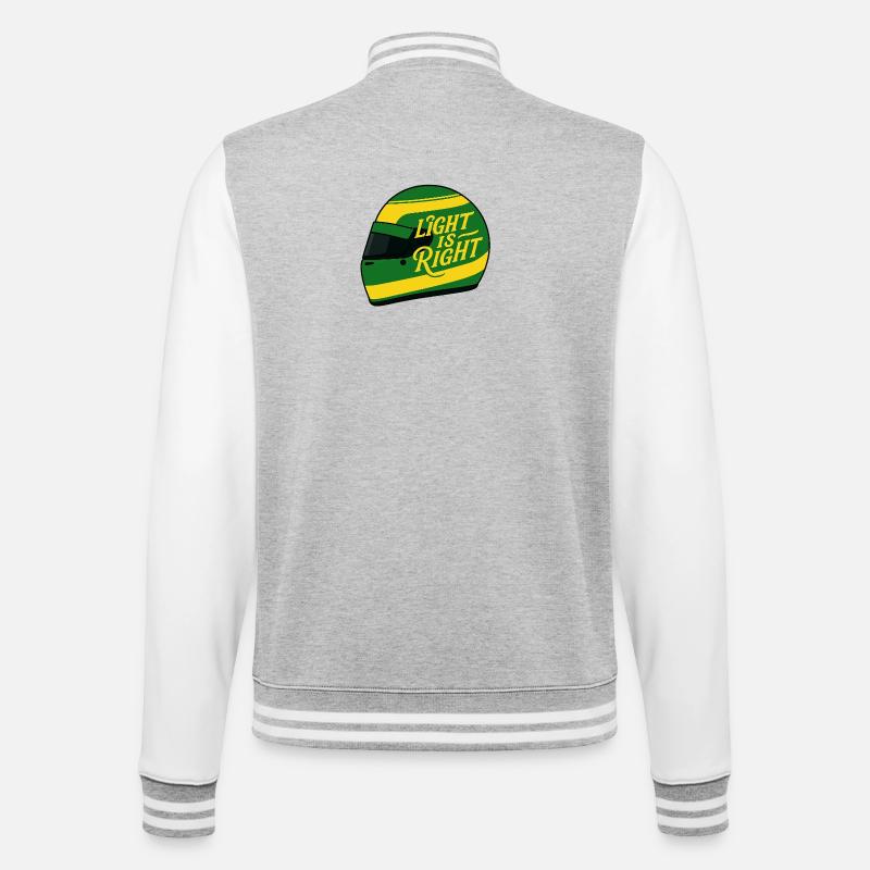 Light is right - Veste Teddy - gris chiné / blanc