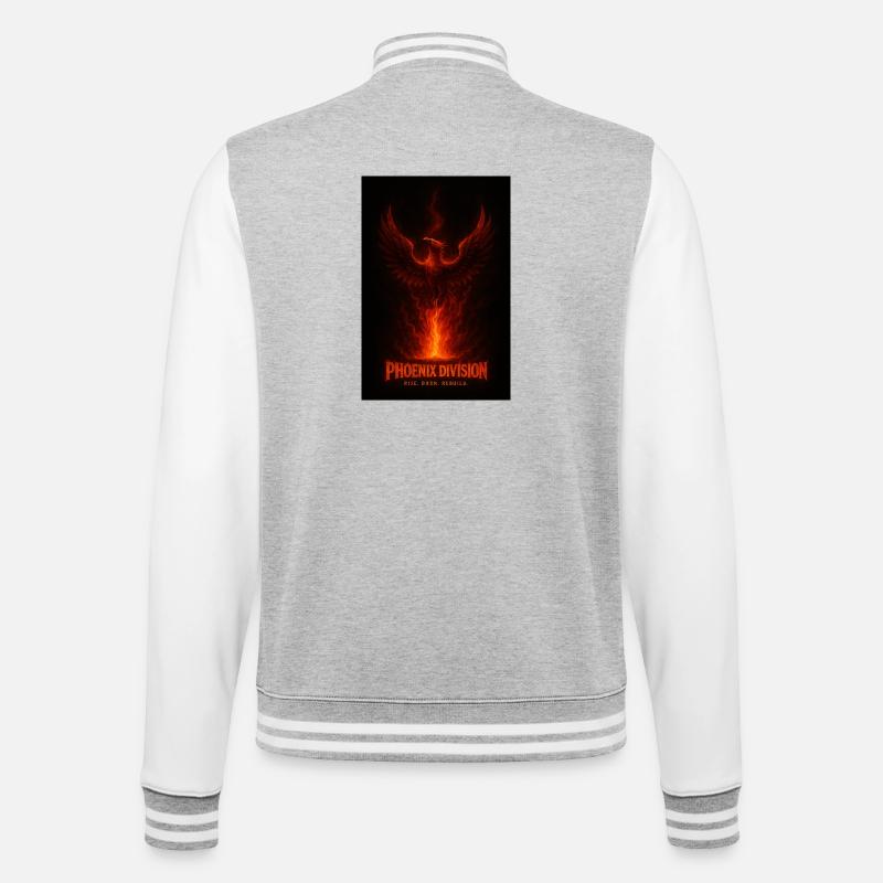 Phoenix Division - Fire Rise - Veste Teddy - gris chiné / blanc