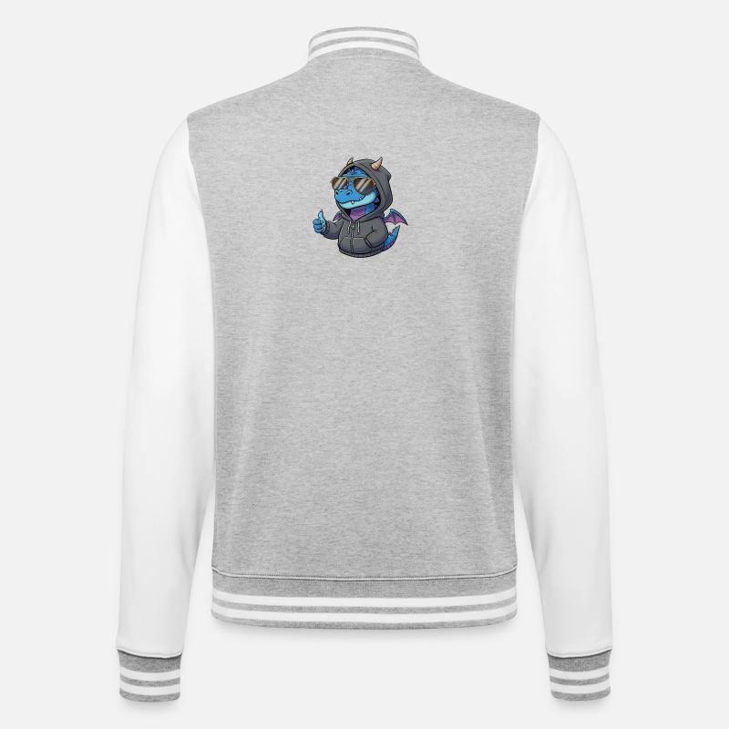 Sweat Firespray avec lunettes de soleil - Veste Teddy - gris chiné / blanc