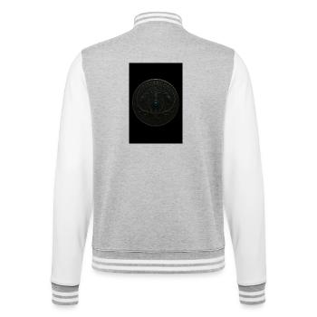Ordo Ab Chao - Ego Sum Lex - Veste Teddy - gris chiné / blanc - Dos - Marisol (170cm)