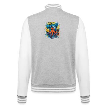 OctoDefense Water-Polo - Veste Teddy - gris chiné / blanc - Dos - Marisol (170cm)