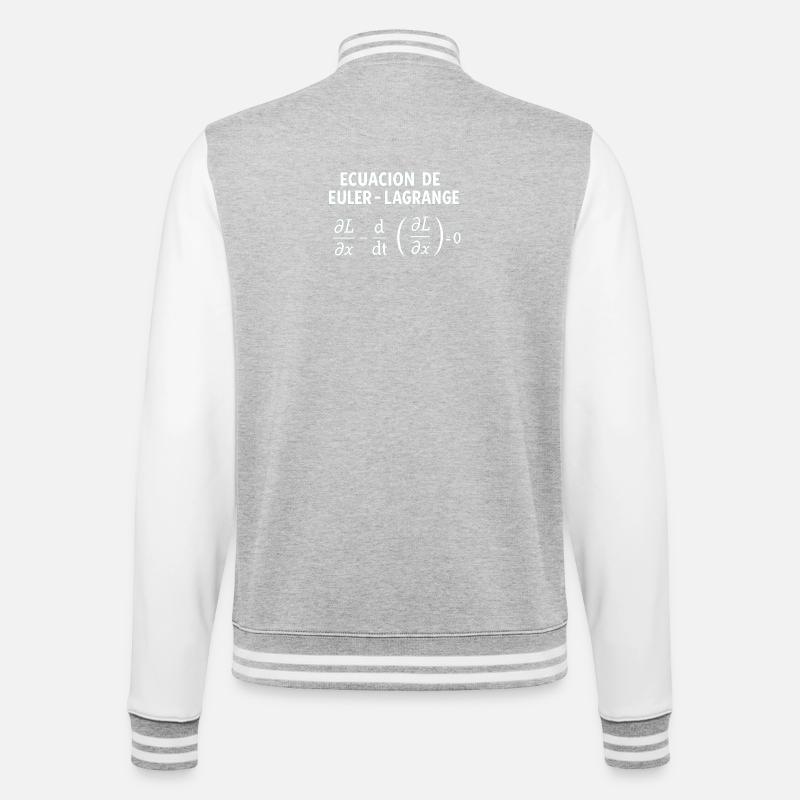 EC-EULER-LAGRANGE - College Sweat Jacket - heather grey/white