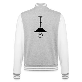 Pendant lamp - College Sweat Jacket - heather grey/white - Back - Marisol (170cm)