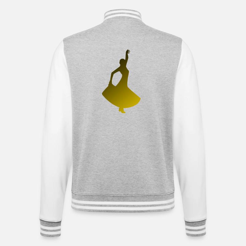 Danser - Veste Teddy - gris chiné / blanc