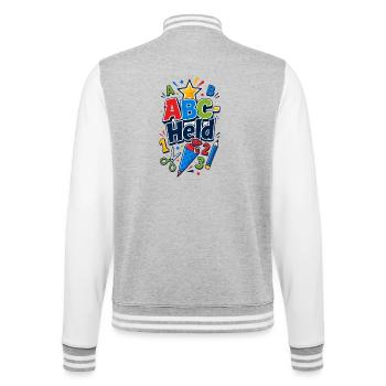 Back to school school child - College Sweat Jacket - heather grey/white - Back - Marisol (170cm)