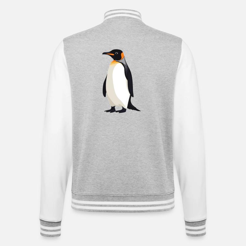 Penguins Penguin - College Sweat Jacket - heather grey/white