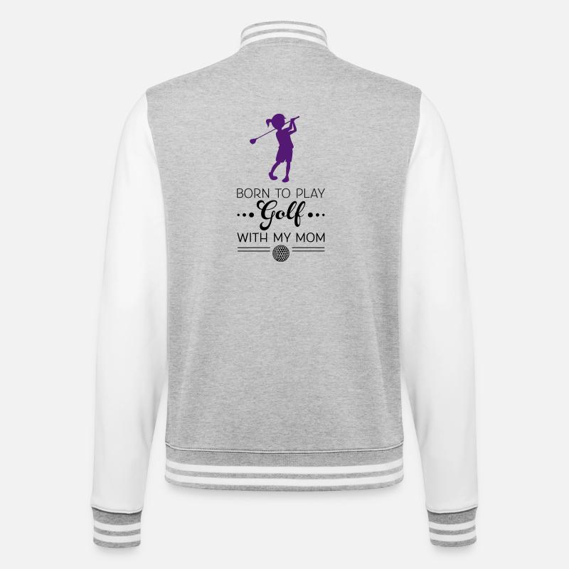 golf - College Sweat Jacket - heather grey/white