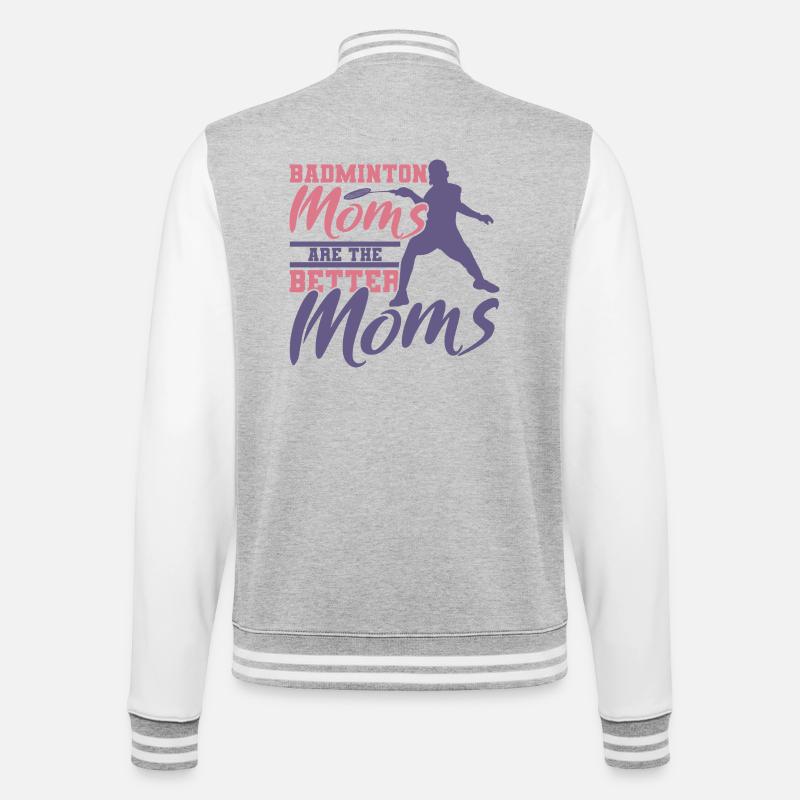 Drôle de mère de badminton - Veste Teddy - gris chiné / blanc