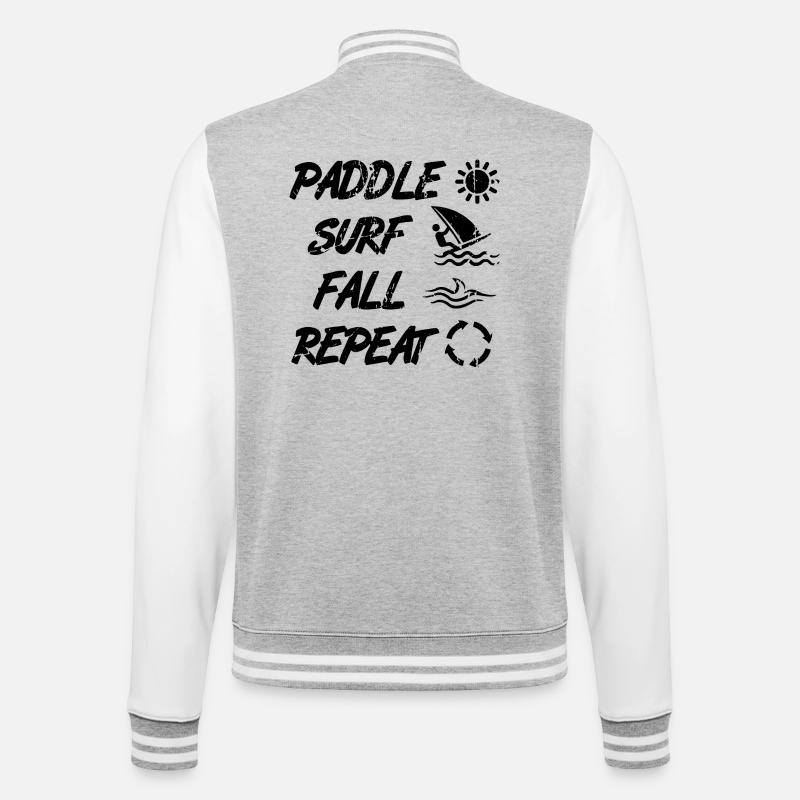 Techniques de planche à voile - Veste Teddy - gris chiné / blanc