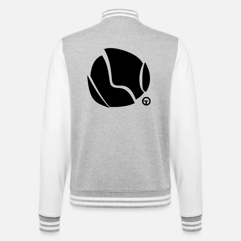 Form1 - College Sweat Jacket - heather grey/white