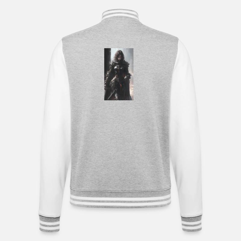 Spread art - College Sweat Jacket - heather grey/white