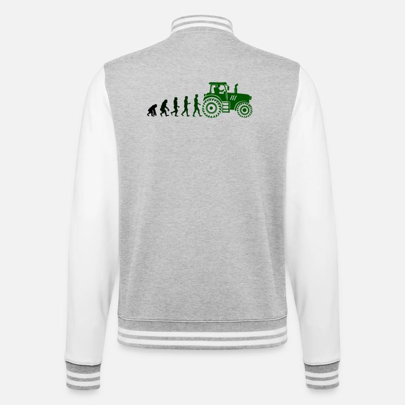 Véhicule utilitaire Farmer Evolution Véhicule Tracteur - Veste Teddy - gris chiné / blanc