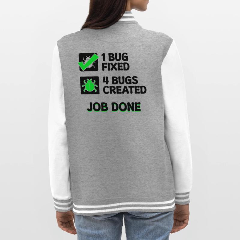 Programmierer Developer Bugfixing Bugs Skripting College-Sweatjacke