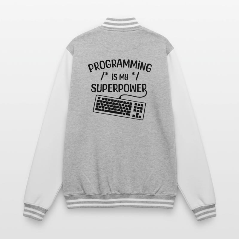 Computerfreak Statement Developer Programmierer College-Sweatjacke