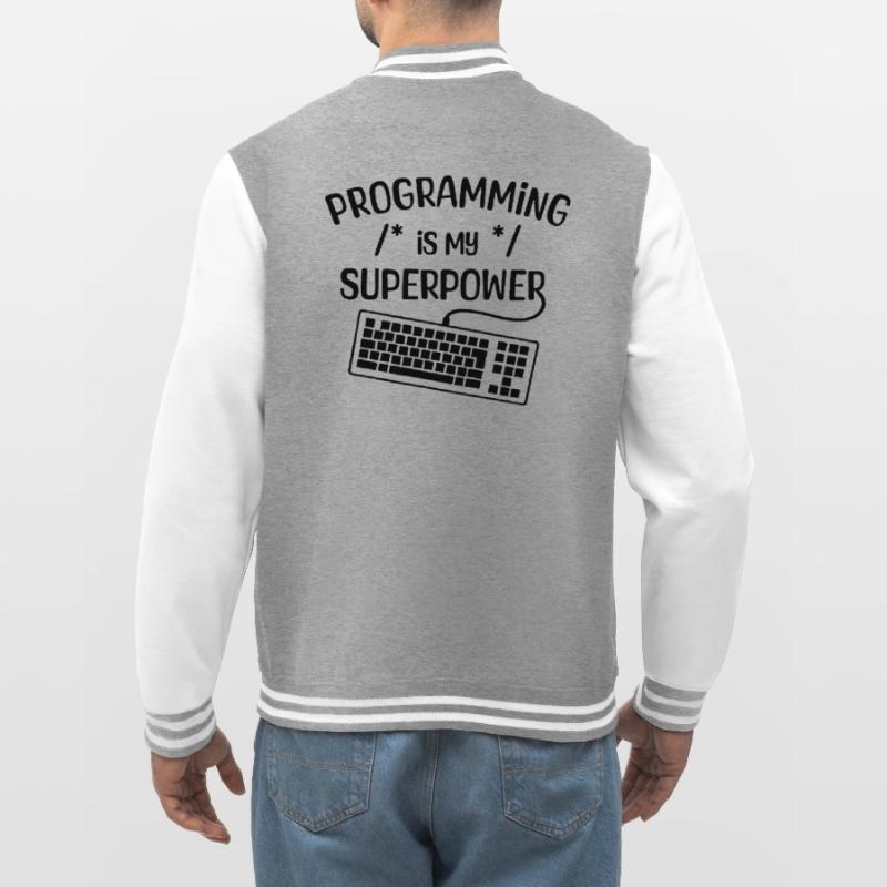 Computerfreak Statement Developer Programmierer College-Sweatjacke