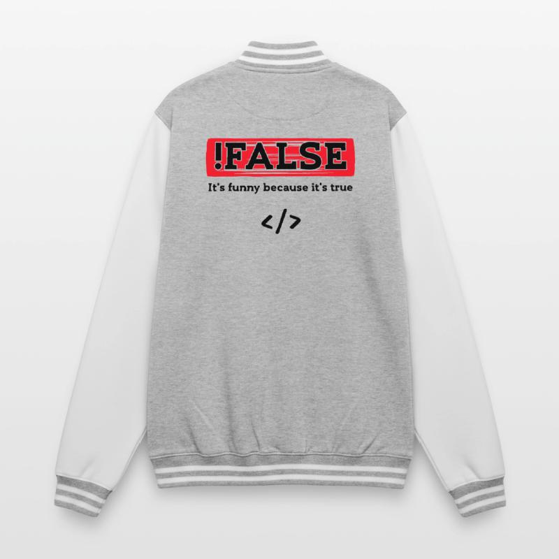 Code Debug Programmierer Developer Lustige Sprüche College-Sweatjacke