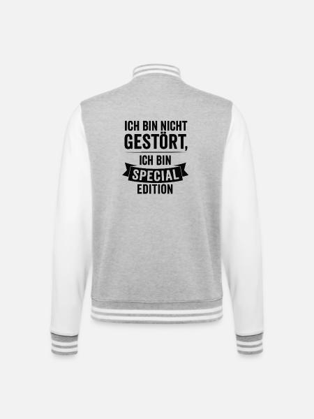 I'm Special Edition - College Sweat Jacket - heather grey/white