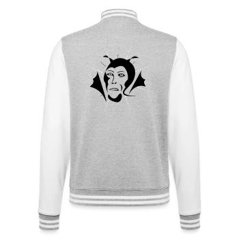 Diable / Teufel - Veste Teddy - gris chiné / blanc - Dos - Marisol (170cm)