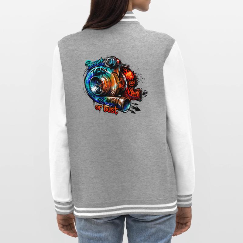 Turbo-Boost oder Bust College-Sweatjacke