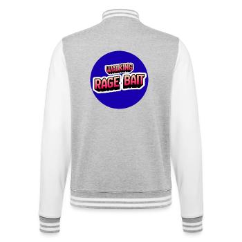 Appât de rage ambulant - Veste Teddy - gris chiné / blanc - Dos - Marisol (170cm)