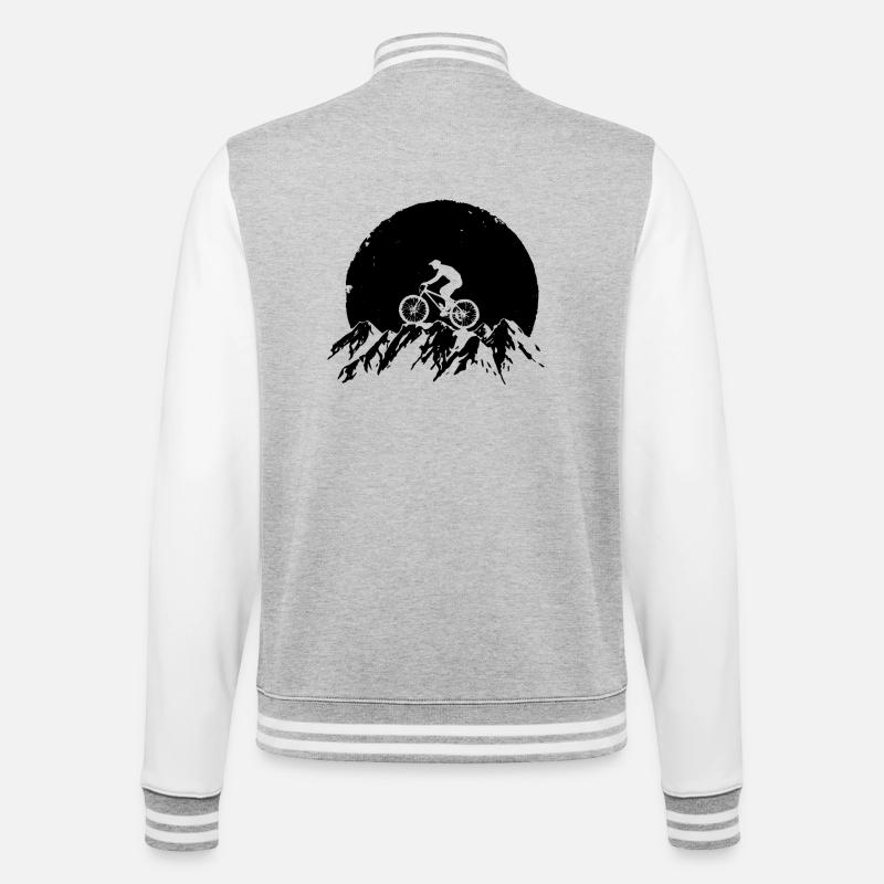 VTT - Veste Teddy - gris chiné / blanc