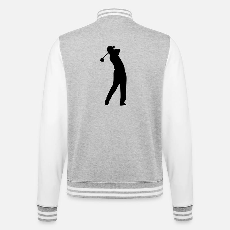 golf - College Sweat Jacket - heather grey/white