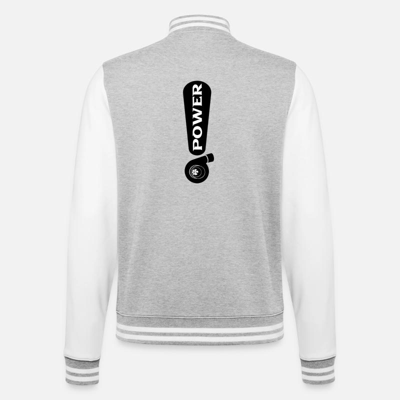 Turbo - Veste Teddy - gris chiné / blanc