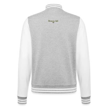 Motif chill - Veste Teddy - gris chiné / blanc - Dos - Marisol (170cm)