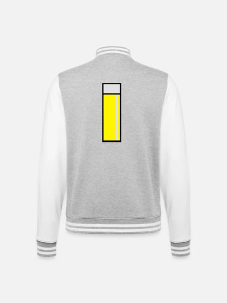 Kölschglas Köln Kölsch - College-Sweatjacke - Grau meliert/Weiß