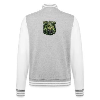 Rebelles - Veste Teddy - gris chiné / blanc - Dos - Marisol (170cm)