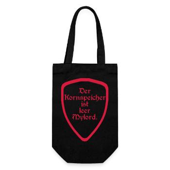 The Granary is empty Mylord V2 (v) - Gift Bag for Bottles - black - Front