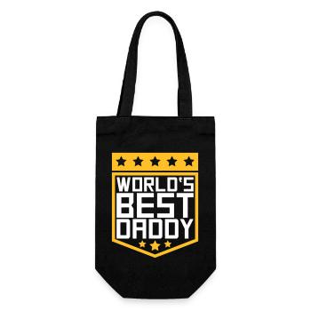 The Best Dad Ever Cool Love - Gift Bag for Bottles - black - Front