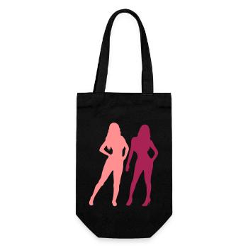 Sexy 2 Femmes - Sac à bouteille - noir - Devant