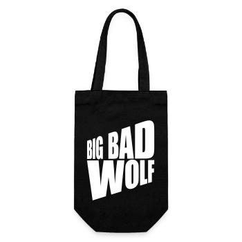 big bad wolf Zitat - Geschenkbeutel für Flaschen - Schwarz - Vorne