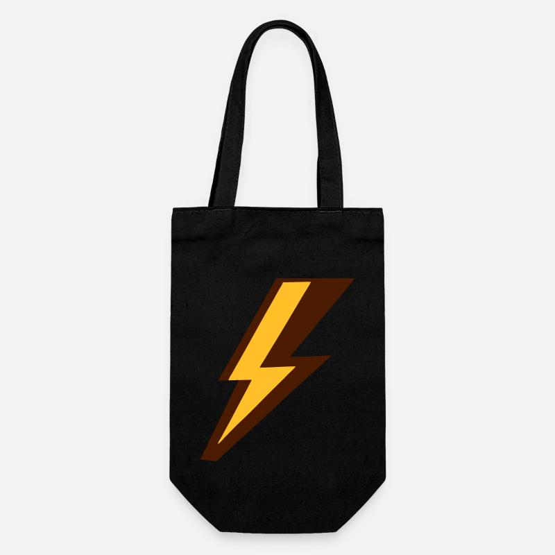 flash coloré - Sac à bouteille - noir