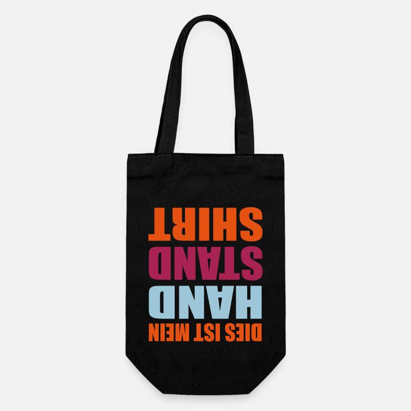Handstand - Geschenkbeutel für Flaschen - Schwarz