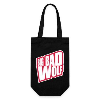 big bad wolf quote - Gift Bag for Bottles - black - Front