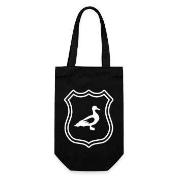 Duck coat of arms - Gift Bag for Bottles - black - Front
