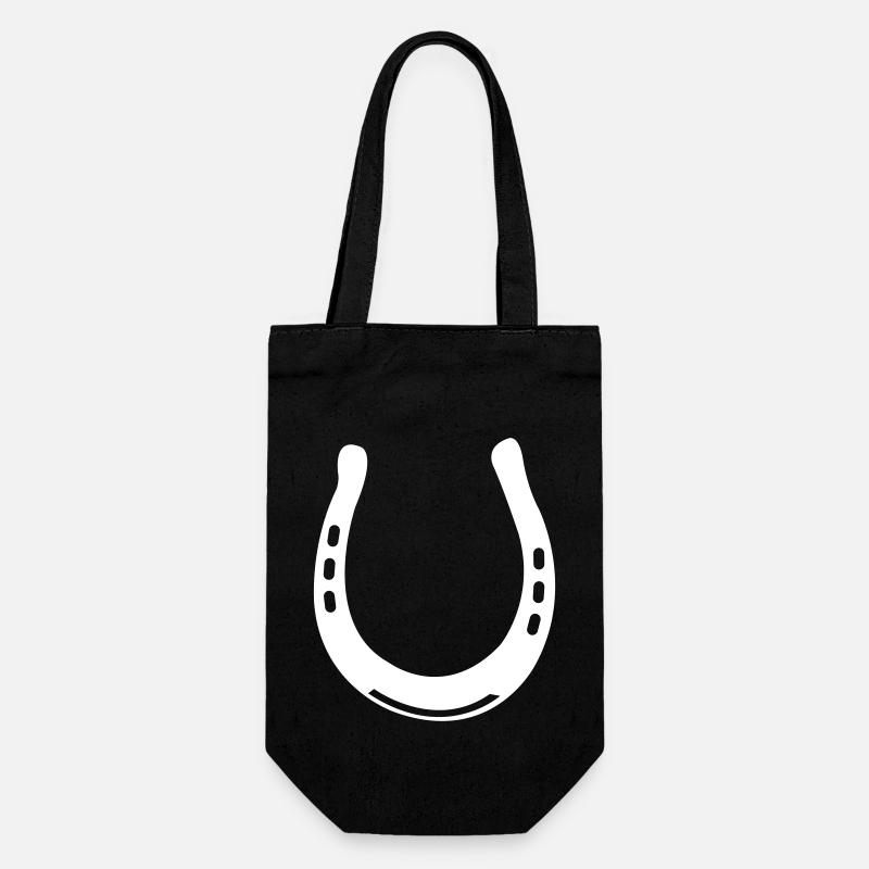 fer à cheval - Sac à bouteille - noir