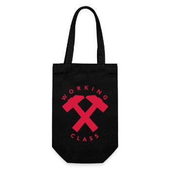 Working Class - Gift Bag for Bottles - black - Front