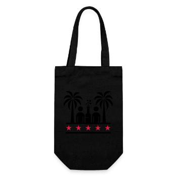 Drinking Beach Party - Gift Bag for Bottles - black - Front
