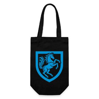 Écusson du cheval 1 - Sac à bouteille - noir - Devant