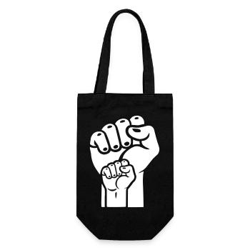 Fist 2 - Gift Bag for Bottles - black - Front
