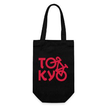 TOKYO BICYCLE - Gift Bag for Bottles - black - Front